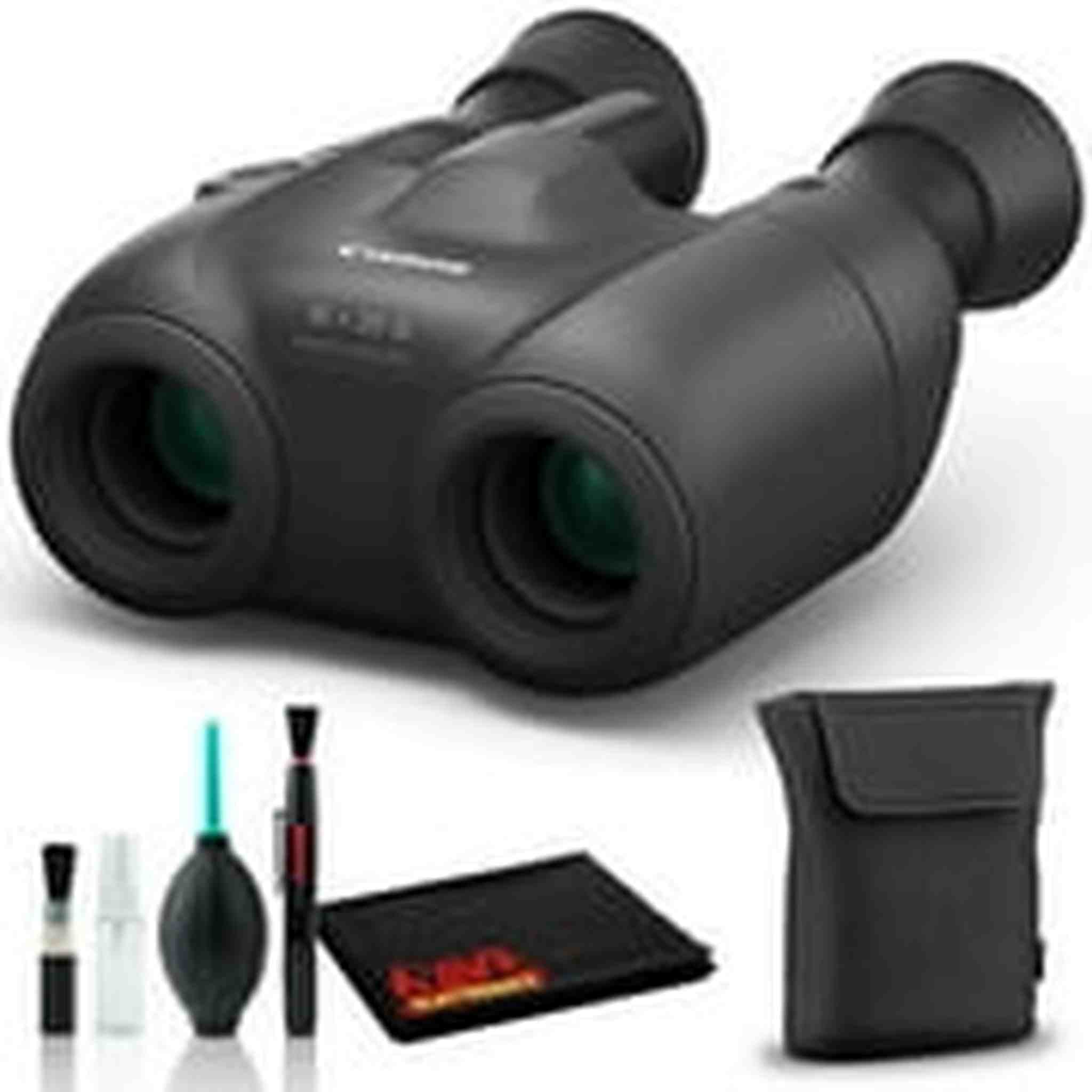 Canon 10x20 IS Image Stabilized Binocular Bundle with Cleaning Kit Canon