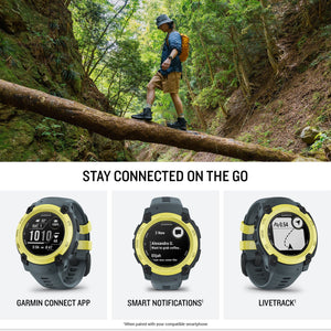Garmin Instinct E 40mm, Outdoor GPS Smartwatch Electric Lime/Twilight