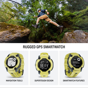 Garmin Instinct E 45mm Outdoor GPS Smartwatch 16 Days Battery Life Electric Lime Garmin