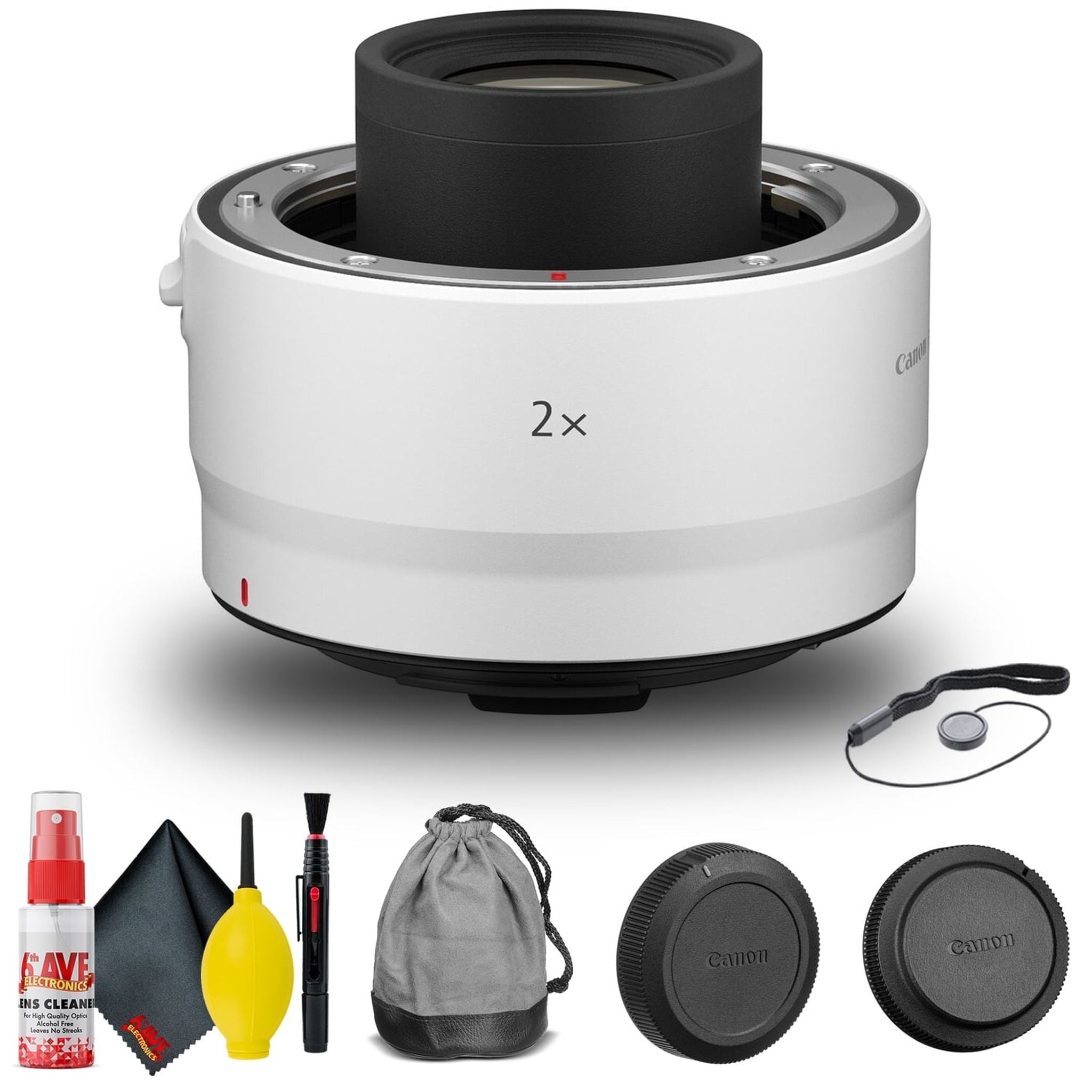 Canon Extender RF 2x 4114C002 + Cap Keeper + Cleaning Kit Base Bundle