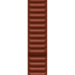 Apple Watch Band - Leather Link 45mm - Umber - S/M
