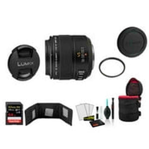 Panasonic Leica DG Macro-Elmarit 45mm f/2.8 ASPH. MEGA O.I.S. Lens Kit with Memory Card Panasonic