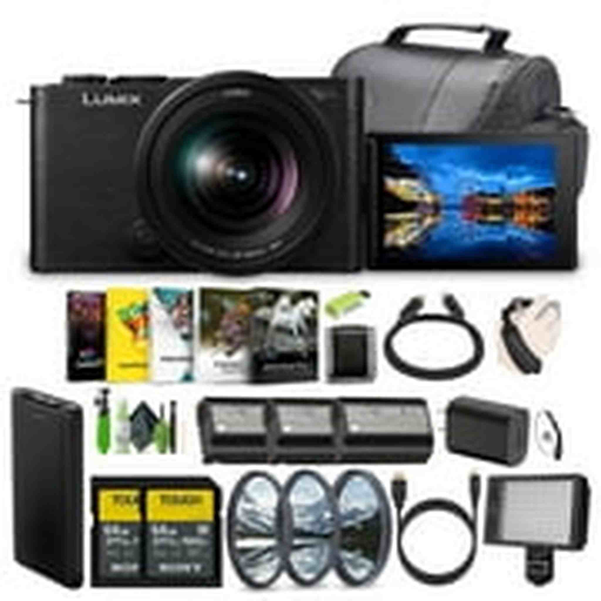 Panasonic LUMIX S9 Mirrorless Camera with 20-60mm L Mount Lens - Black -Bundle