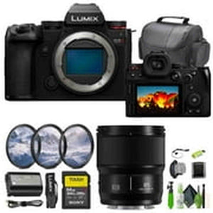 Panasonic Lumix S5II Mirrorless Camera + S 85mm f/1.8 Lens + Tripod + More Panasonic