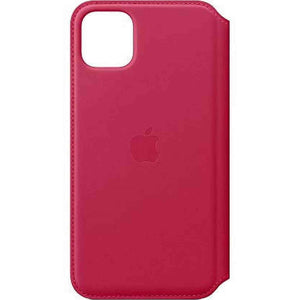 Apple Leather Folio for iPhone 11 Pro Max - Raspberry - Refurbished Apple