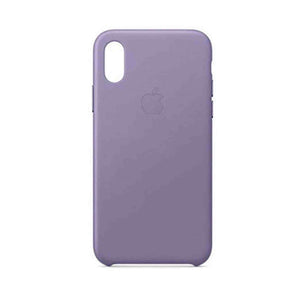 Apple Leather Case for iPhone Xs - Lilac - Refurbished Apple