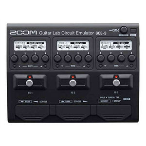 Zoom GCE-3 Guitar Lab Circuit Emulator, Compact USB Audio Interface for Emulation of Zoom Effects Processors Using Guitar Lab Software Zoom