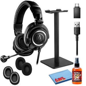 Audio-Technica ATH-M50xSTS-USB StreamSet Headset with Accessories Audio-Technica