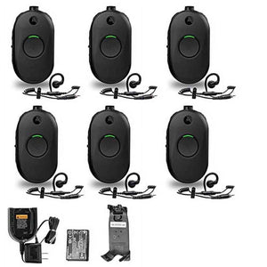 6 x Motorola CLP1010e 1-Channel 2-Way UHF Business Radio CLP1010E + More Motorola Solutions