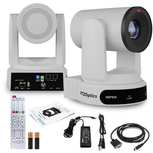 PTZOptics Move 4K PTZ Camera with 30x Zoom White PT30X-4K-WH-G3 PTZOptics