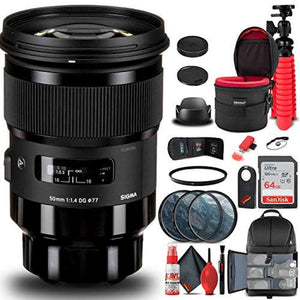 Sigma 50mm f/1.4 DG HSM Art Lens for Sony E 311965 Bundle Sigma