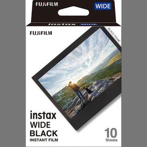Fujifilm Instax Wide Black Film - 10 Exposures Fujifilm