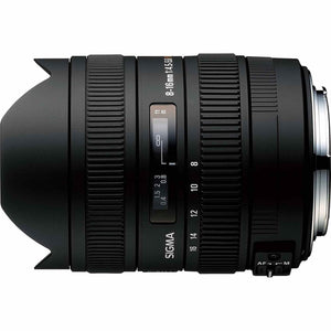 Sigma 8-16mm f/4.5-5.6 DC HSM FLD AF Ultra Wide Zoom Lens for APS-C sized Canon Digital DSLR Camera Sigma