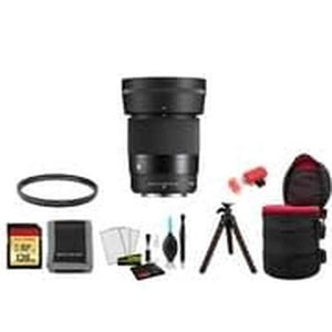 Sigma 30mm f/1.4 DC DN Contemporary Lens FUJIFILM X with Memory Card SIGMA