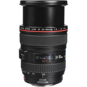 Canon EF 24-105mm f/4L IS USM Lens 0344B002 + Filter Kit + Cap Keeper - Bundle Canon