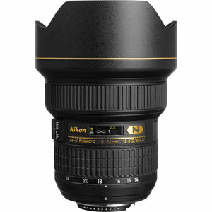 Nikon AF-S NIKKOR 14-24mm f/2.8G ED Lens 2163 + FTZ II Adapter + 64GB Card - Bundle Nikon