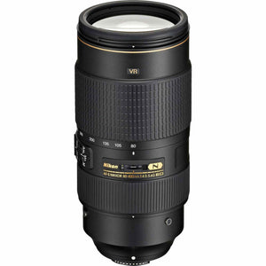 Nikon AF-S 80-400mm f/4.5-5.6G ED VR Lens 2208 Intl Model Bundle - Reconditioned Nikon