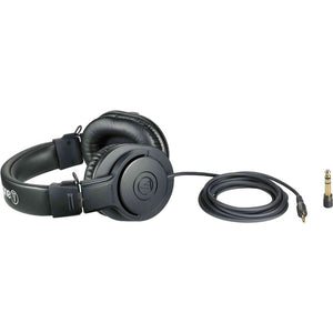 Audio-Technica ATH-M20x Professional Studio Headphones with Accessory Kit Audio-Technica