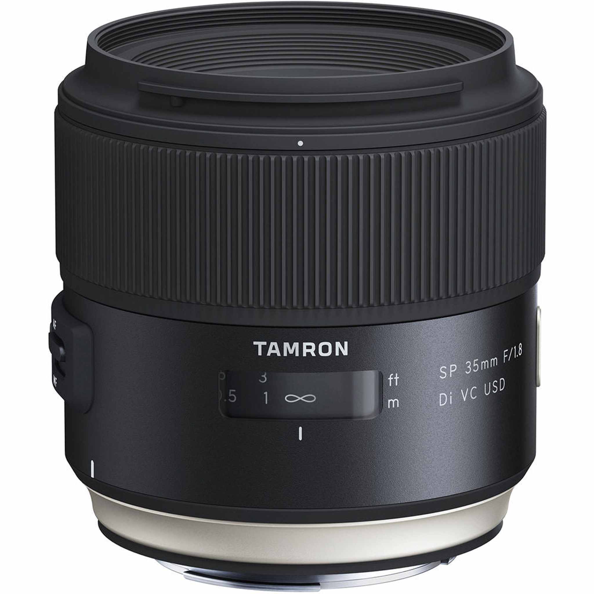 Tamron SP 35mm f/1.8 Di VC USD Lens for Nikon F with Bundle Includes: Vivtar Padded Lens Case, 3PC Filter Kit + More