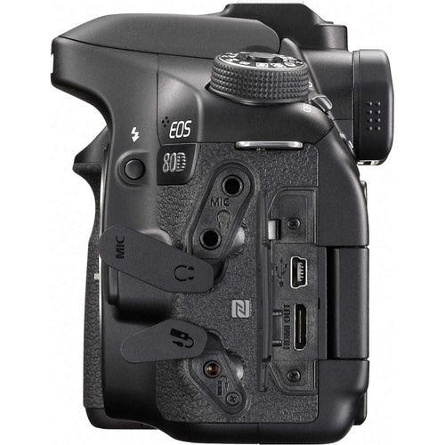 Canon EOS 80D DSLR Camera (1263C004) + 4K Monitor + Canon EF 50mm + More