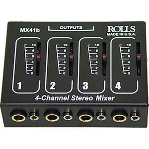 Rolls MX41b Stereo Four Channel Passive Mixer Bundle rolls