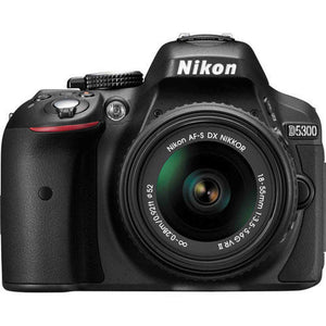 Nikon D5300 DSLR Camera w/ AF-P 18-55mm Lens Bundle � 32GB SD Card Nikon