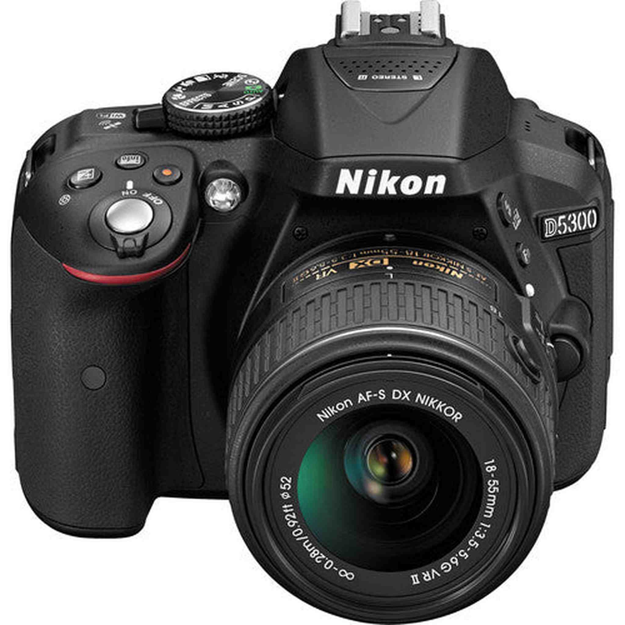 Nikon D5300 DSLR Camera w/ AF-P 18-55mm Lens Bundle � 32GB SD Card Nikon