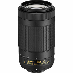 Nikon AF-P DX 70-300mm f/4.5-6.3G ED VR Lens 20062 Intl Model Bundle Nikon
