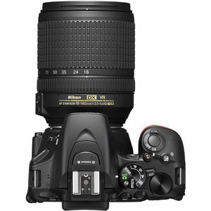 Nikon D5600 Digital Camera with 18-140mm Lens 1577 + 64GB SD Card + Bag Intl - Reconditioned Nikon