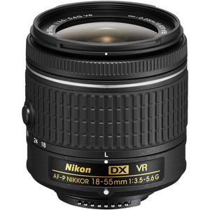 Nikon D5600 Digital Camera with AF-P 18-55mm Lens 1576 + 55mm UV Filter Intl - Reconditioned Nikon