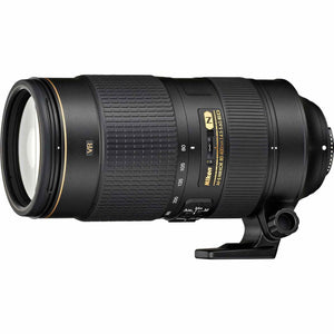 Nikon AF-S 80-400mm f/4.5-5.6G ED VR Lens 2208 Intl Model Bundle - Reconditioned Nikon