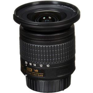 Nikon AF-P DX 10-20mm f/4.5-5.6G VR Lens 20067 Intl Model Bundle