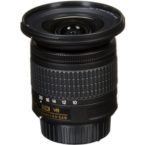 Nikon AF-P DX 10-20mm f/4.5-5.6G VR Lens 20067 Intl Model Bundle