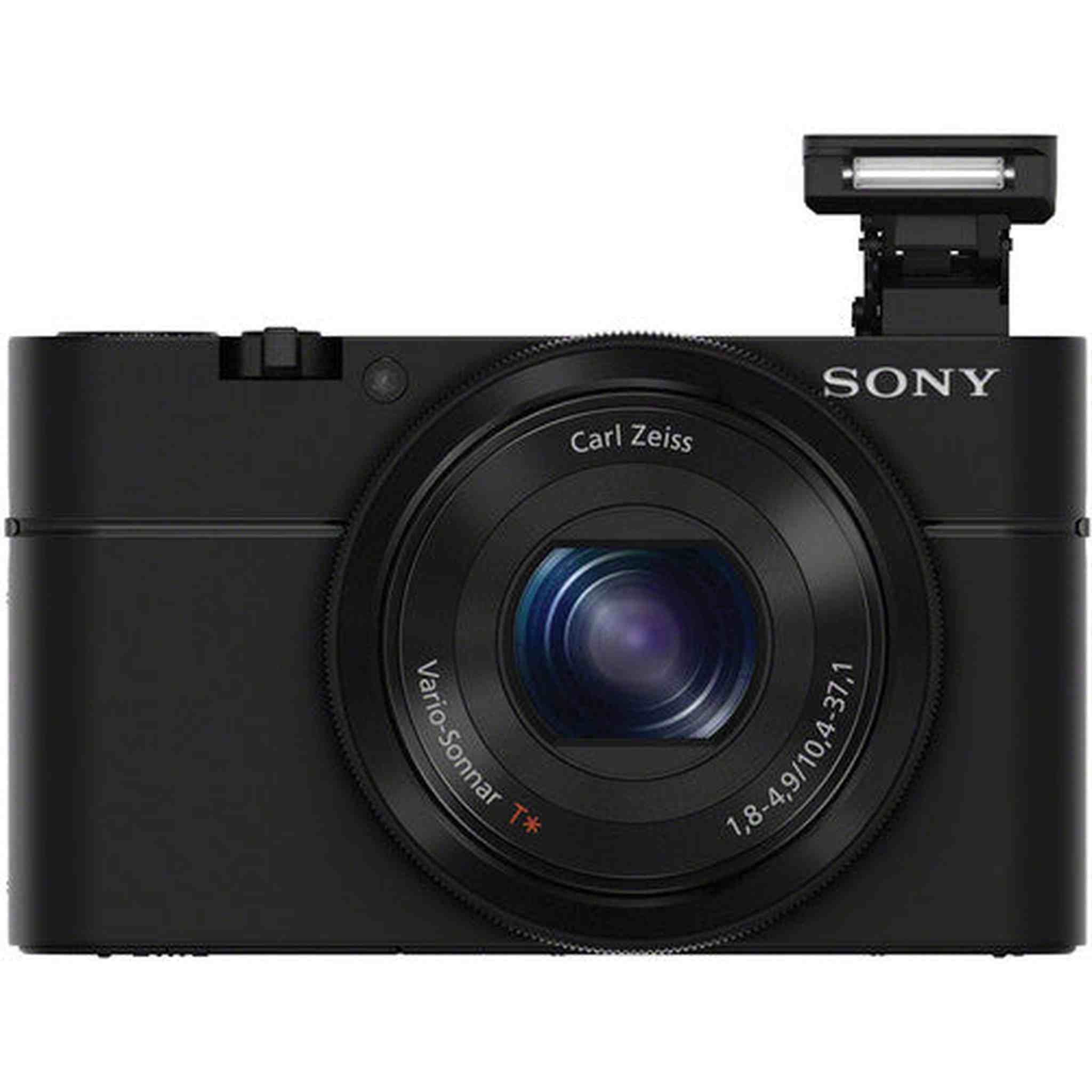 Sony Cyber-shot DSC-RX100 20.2MP Digital Camera 16GB Bundle 2 Black