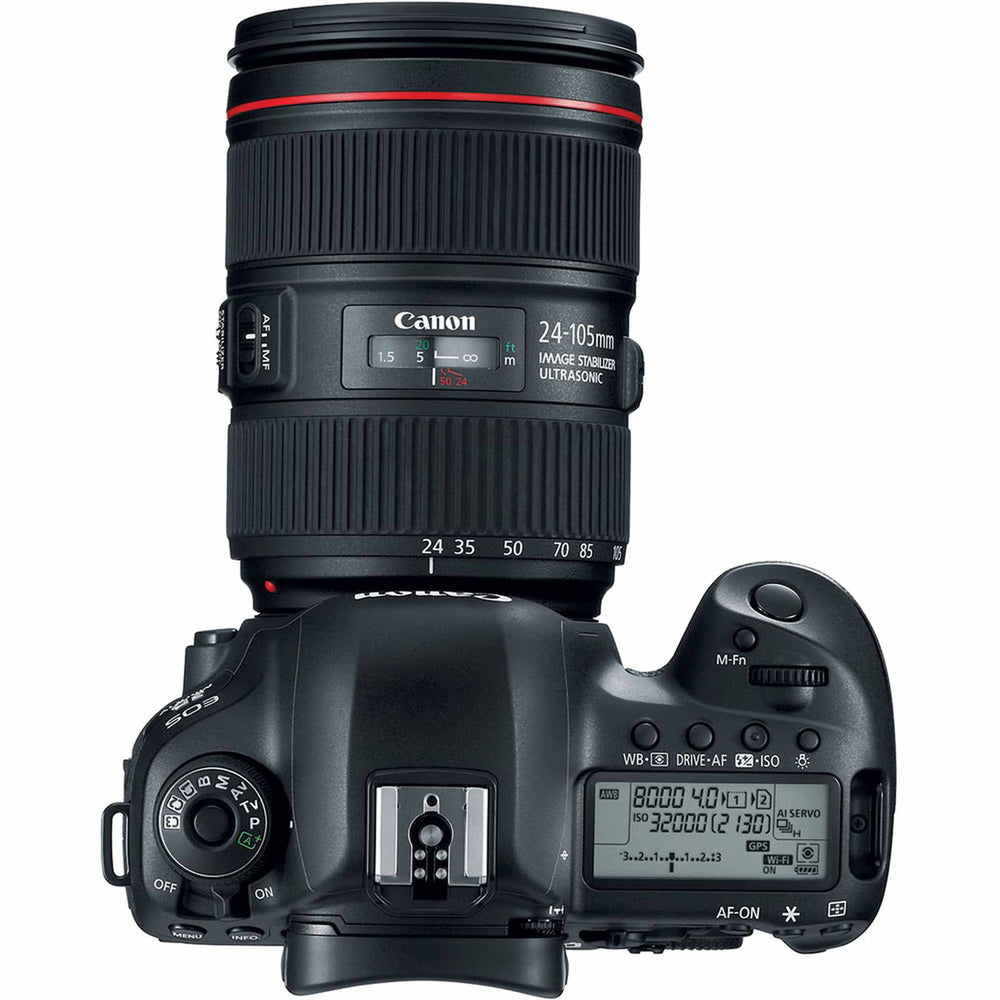 Canon EOS 5D Mark IV Camera W/ 24-105mm f/4L II Lens 1483C010 - Basic Bundle