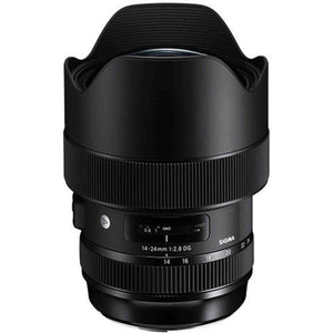 Sigma 14-24mm f/2.8 DG HSM Lens for Canon EF with Padded Bag, 64GB SD Bundle Sigma