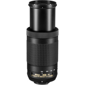 Nikon AF-P DX 70-300mm f/4.5-6.3G ED VR Lens 20062 Intl Model Bundle Nikon