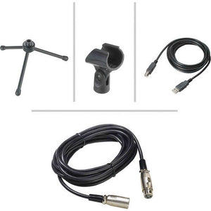 Audio-Technica AT2005USBPK Vocal Microphone Pack for Streaming/Podcasting Audio-Technica