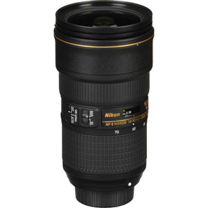 Nikon - AF-S NIKKOR 24-70mm f/2.8E ED VR Wide-Angle Zoom Lens 20052 + 64GB Card - Bundle Nikon