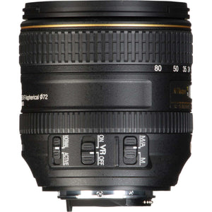 Nikon AF-S DX NIKKOR 16-80mm f/2.8-4E ED VR Lens 20055 + 64GB Memory Card - Bundle Nikon