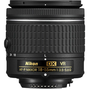 Nikon D5300 Digital Camera with 18-55mm Lens Black, 1519 + 64GB SD Card Intl Nikon
