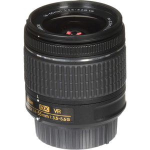 Nikon AF-P DX 18-55mm f/3.5-5.6G VR Lens 20059 Intl Model Bundle - Reconditioned Nikon