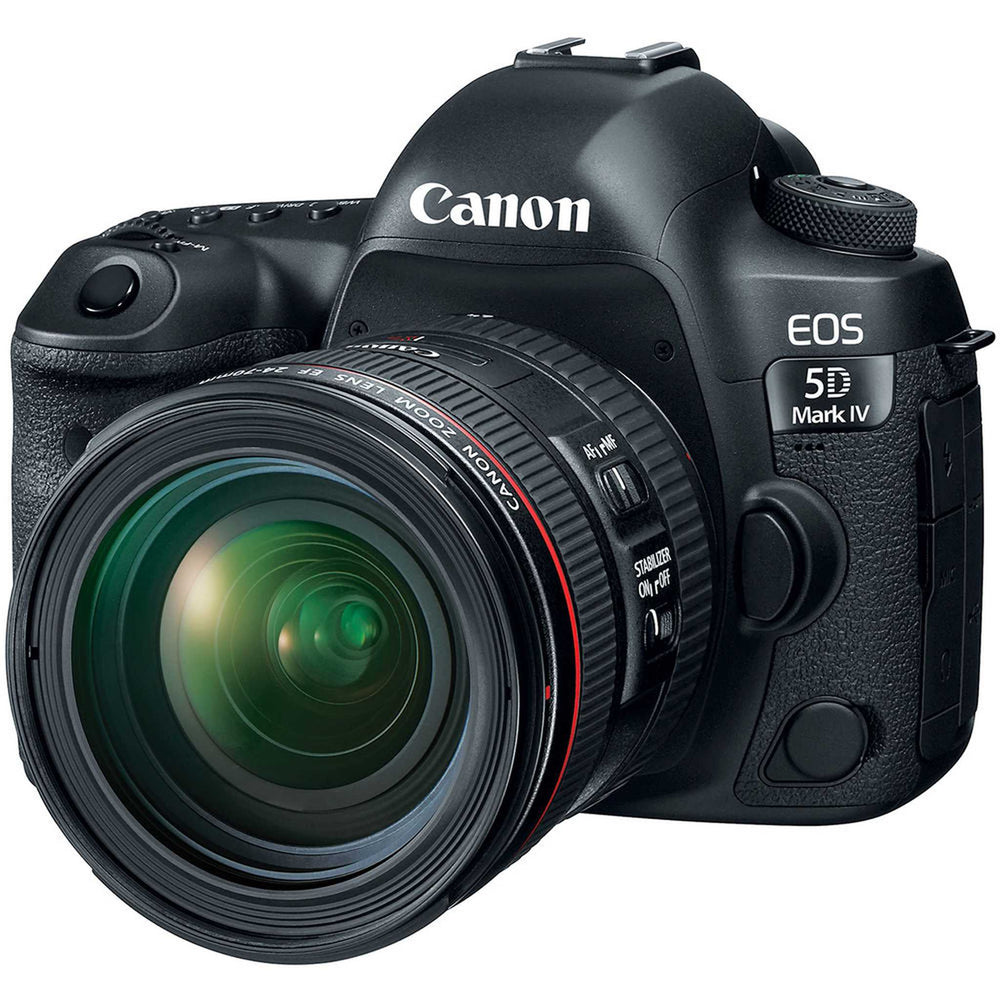 Canon EOS 5D Mark IV DSLR Camera with 24-70mm f/4L Lens (1483C018) Innovative Bundle