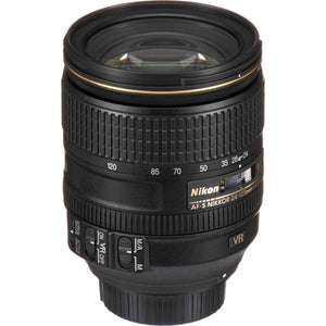 Nikon AF-S NIKKOR 24-120mm f/4G ED VR Lens 2193 + 64GB Memory Card + Filter Kit - Bundle Nikon