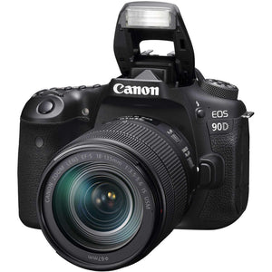 Canon EOS 90D Camera W/ 18-135mm and Canon EF-S 55-250mm Lenses - Pro Bundle Canon