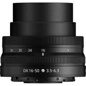 Nikon NIKKOR Z DX 16-50mm f/3.5-6.3 VR Lens 20084 + Filter Kit + Cap Keeper - Bundle Nikon