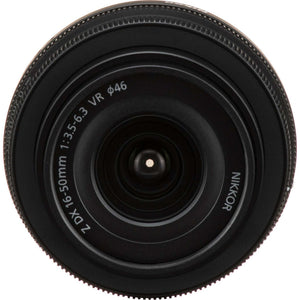 Nikon NIKKOR Z DX 16-50mm f/3.5-6.3 VR Lens 20084 + Filter Kit + Cap Keeper - Bundle Nikon