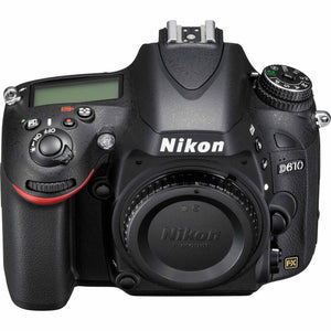 Nikon D610 Digital Camera Body Only 1540 + 64GB SD Card + Camera Bag Intl - Reconditioned Nikon