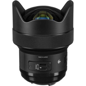 Sigma 14mm f/1.8 DG HSM Art Lens for Nikon F with Backpack, Tripod, and 64GB SD SIGMA