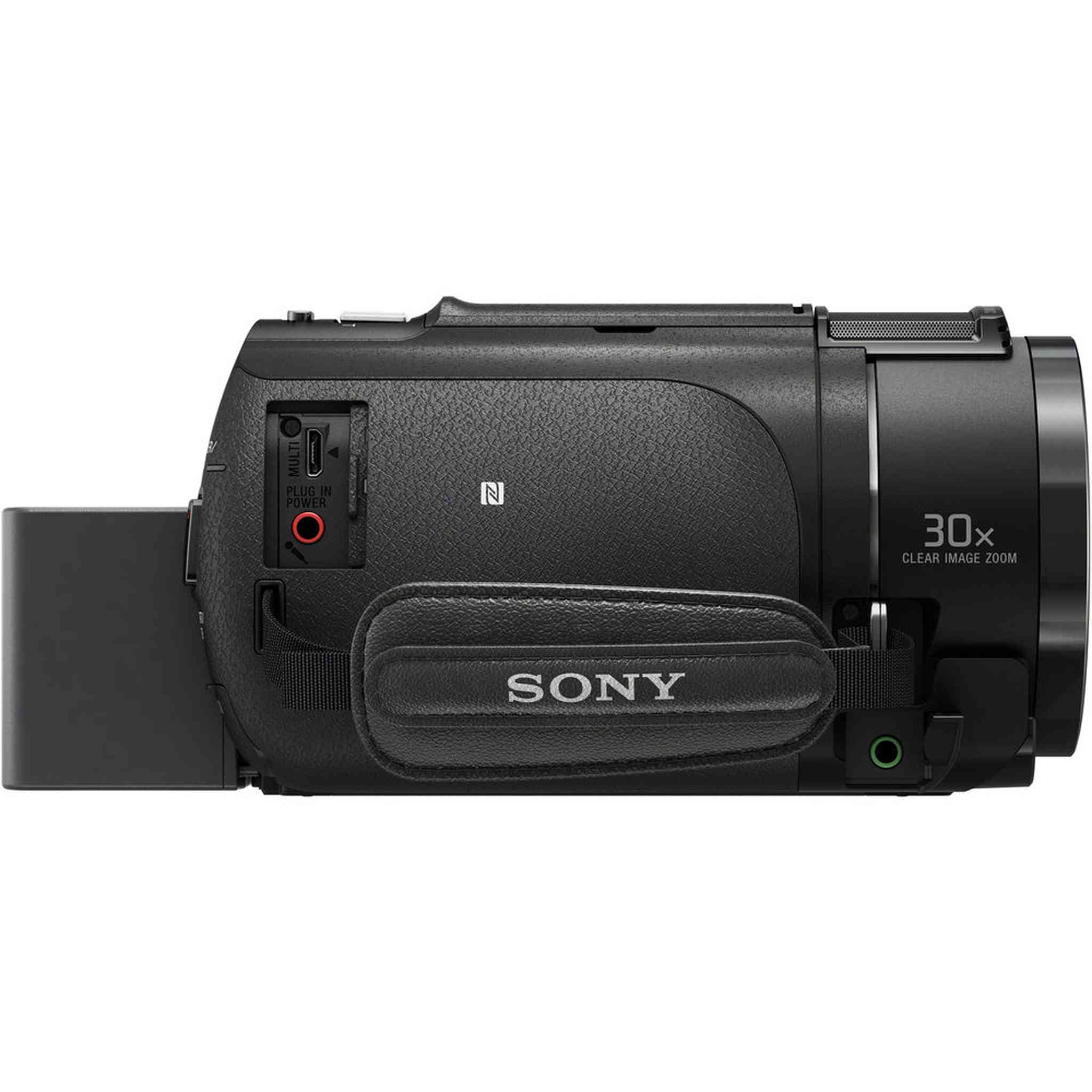Sony FDR-AX43 UHD 4K Handycam Camcorder + 4K Monitor + 2 x 64GB Cards + More